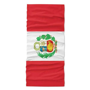Peru Flag Face Bandana