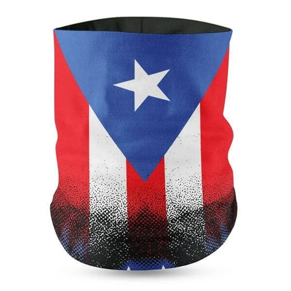 Puerto Rico Flag Face Bandana