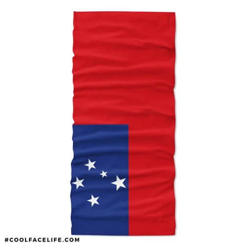 Samoa Flag Face Bandana