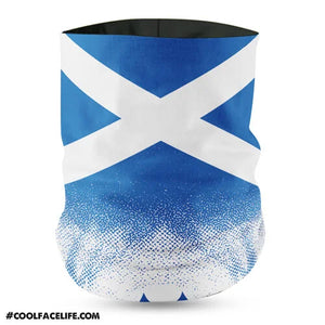 Scotland Flag Face Bandana