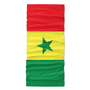 Senegal Flag Face Bandana