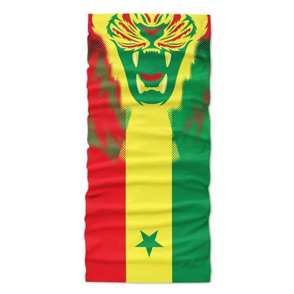Senegal Flag Face Bandana