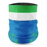 Sierra Leone Flag Face Bandana