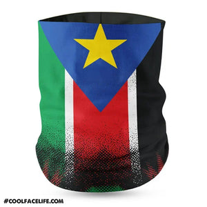 South Sudan Flag Face Bandana