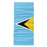 St Lucia Flag Face Bandana