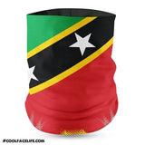 St Kitts Flag Face Bandana