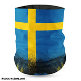 Sweden Flag Face Bandana