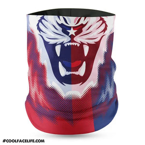 Texas Flag Face Bandana