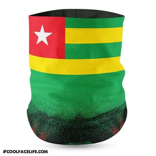 Togo Flag Face Bandana