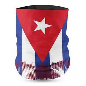 Cuba Flag Face Bandana