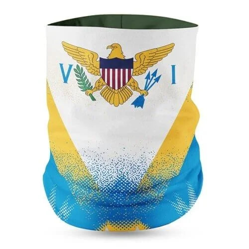 US Virgin Islands Flag Face Bandana