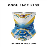 Kid Size – US Virgin Islands Flag Face Bandana