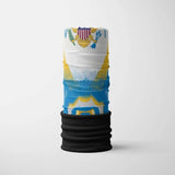 Fleece US Virgin Islands Flag Face Bandana