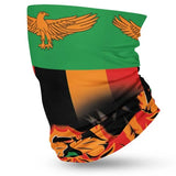 Zambia Flag Face Bandana