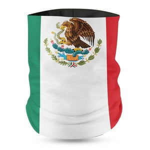 Mexico Flag Face Bandana